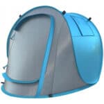 Cort plaja si picnic , protectie UV, 210x130x90 cm, albastru gri Mob360