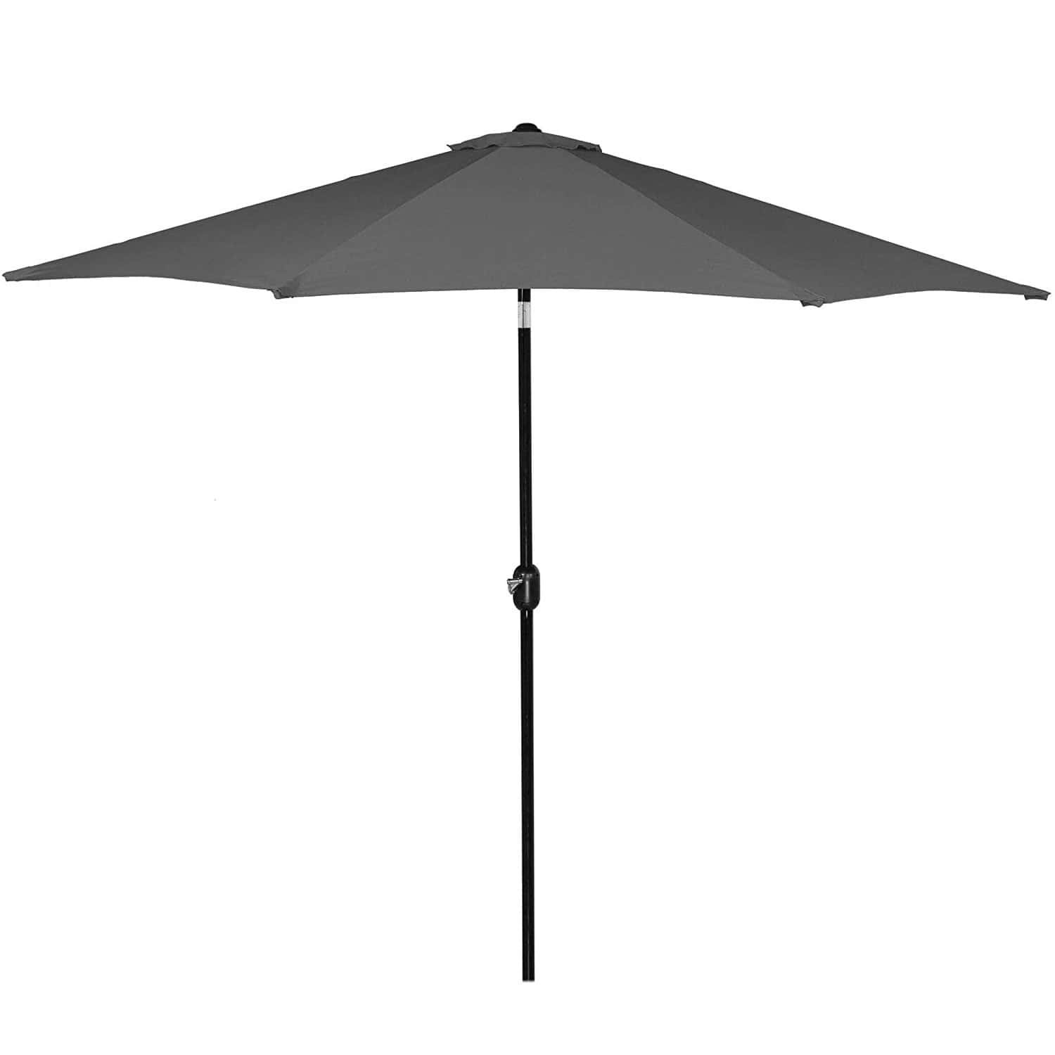 01-3 Umbrela terasa gradina, cu manivela si inclinare, GU200, diametru 300cm, gri antracit Mob360 - imagine 1