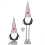 Figurina Craciun, Spiridus, picioare telescopice, inaltime extensibila 82-130cm Mob360