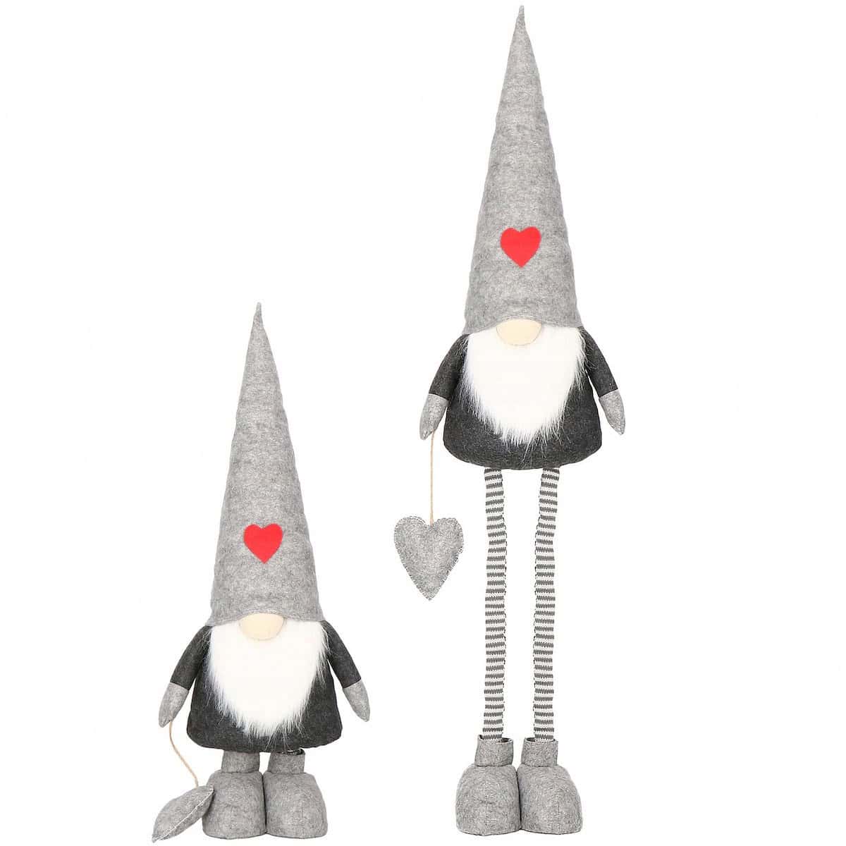 01-38 Figurina Craciun, Spiridus, picioare telescopice, inaltime extensibila 82-130cm Mob360 - imagine 1