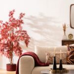 Planta artificiala Atmosphera Artar de toamna cu ghiveci, 150 cm, multicolor Mob360 - imagine 2