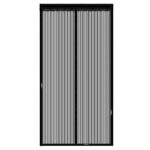 Plasa anti-insecte, cu inchidere magnetica, latime 80-100cm, inaltime 210-220cm, negru Mob360