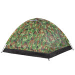 Cort plaja sau camping, impemeabil, cu protectie UV, 2 locuri, 200x150x110cm, camuflaj Mob360 - imagine 3
