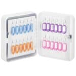 Cutie metalica din otel pentru 48 chei, echipata, 25x20x7.5cm, alba Mob360