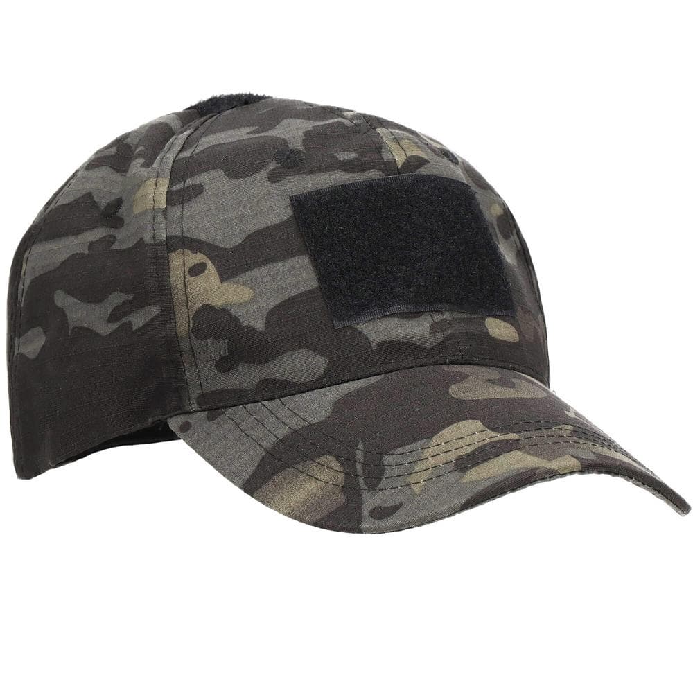 1-71 Sapca tactica cu cozoroc curbat, cu scai pentru atasare patch, unisex, culoare camuflaj Mob360 - imagine 1