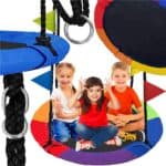 Leagan tip cuib 100cm, inaltime reglabila, 150 kg, Multicolor Mob360 - imagine 2