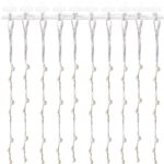 Ghirlanda luminoasa tip perdea 200 LED-uri, 2x2m, pentru interior, alimentare USB, alb cald (galben) Mob360 - imagine 7