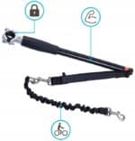 Lesa hands-free de caini pentru bicicleta, , Negru Mob360 - imagine 3