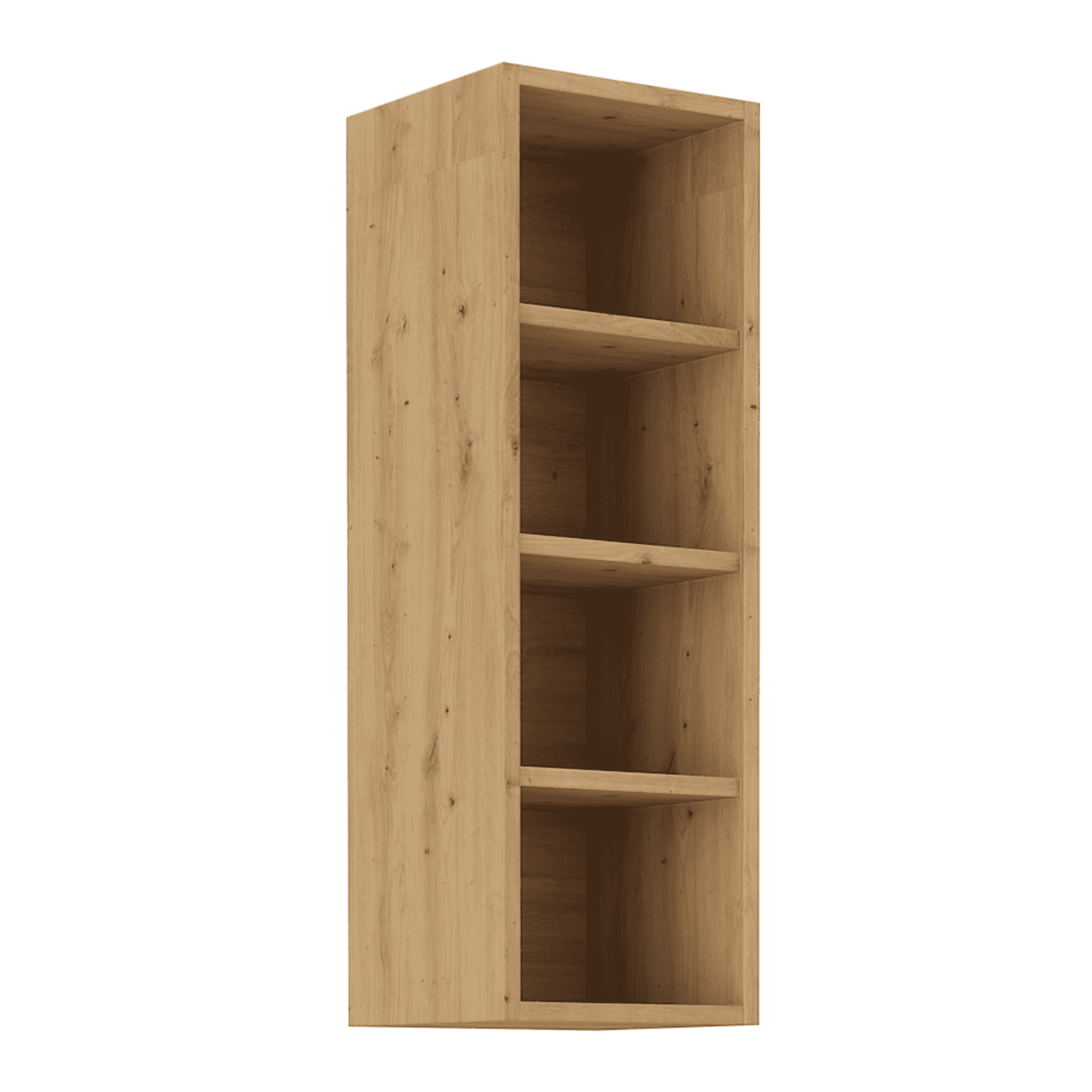 1192617333 Dulap superior cu rafturi, stejar artizan, LULA 30 G-90 OTW - imagine 1