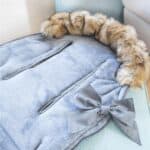 Sac iarna de bebelusi pentru carucior, marime universala, 90x45cm, albastru Mob360 - imagine 9