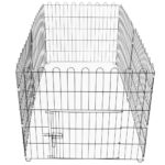 Tarc pentru animale de companie, din fier, forma configurabila, cu usa de acces, 3XL, 165x85x73cm, negru Mob360 - imagine 6