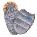 Sac iarna de bebelusi pentru carucior, marime universala, 90x45cm, albastru Mob360 - imagine 7