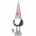 Figurina Craciun, Spiridus, picioare telescopice, inaltime extensibila 82-130cm Mob360 - imagine 3