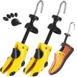 Set 2 sanuri pentru largit si alungit pantofi, din plastic, marime 42-44, galben Mob360 - imagine 2