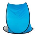 Cort plaja si picnic semi-deschis , protectie UV, 150x90x90cm, albastru gri Mob360 - imagine 2