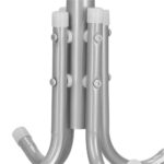 Cuier pentru haine, tip pom, cu 12 carlige, 173 cm, gri Mob360 - imagine 3