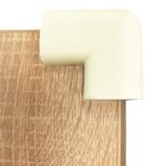 Set 10 protectii colturi pentru siguranta copii, 60x35mm, spuma EPE, crem Mob360 - imagine 3