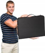 Masa pliabila metalica pentru gradina, plaja sau picnic, blat MDF, 60x42x27cm Mob360 - imagine 3