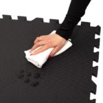 Set covoras de protectie saltea de antrenament, tip puzzle, 4 bucati de 60x60cm, 12mm Mob360 - imagine 3