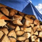 Prelata din polietilena impermeabila laminata, 60g/m2, 3x3m, albastra Mob360 - imagine 2