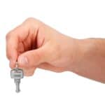 Caseta pentru bani tip cutie de valori, compartimentanta, cu cheie, metal, 30x24x9cm, negru Mob360 - imagine 3