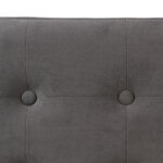 Taburet dublu pliabil Atmosphera Lysandre, MDF si poliester, 76x38x38 cm, gri Mob360 - imagine 2