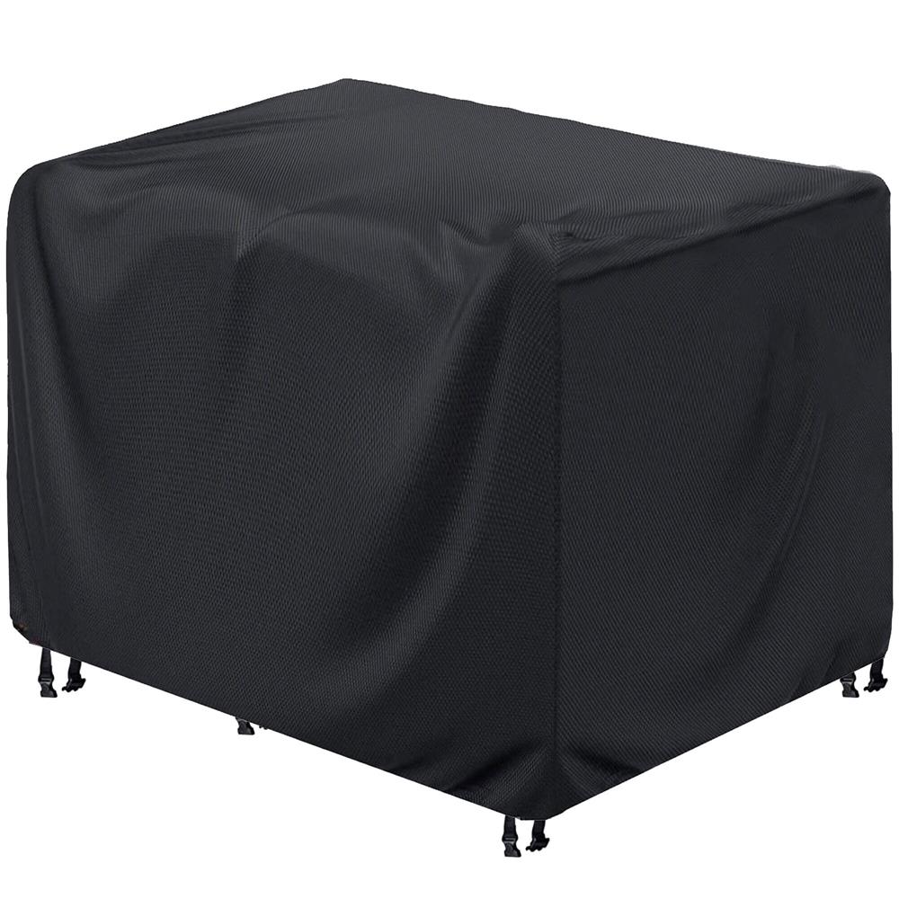 20-21 Husa mobilier gradina, impermeabila, cu protectie UV, 70x70x125cm, negru Mob360 - imagine 1