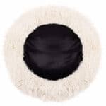 Pat pentru caini si pisici, cu husa detasabila, bej, 40cm Mob360 - imagine 7