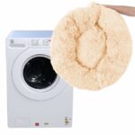 Pat pentru caini si pisici, cu husa detasabila, crem, diametru 90cm Mob360 - imagine 4