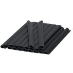 Panou de gard pentru intimitate in gradina, PVC Premium, 26 x 0.19 m, gri antracit Mob360 - imagine 9