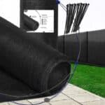 Plasa umbrire si intimitate pentru gard, 1.5m latime, 50m lungime, 140g densitate, gri Mob360 - imagine 4