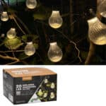 Ghirlanda luminoasa, LED, model Stripes, 20 becuri, 580cm, incarcare solara, lumina alb cald Mob360 - imagine 3