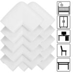 Set 10 protectii colturi pentru siguranta copii, 60x35mm, spuma EPE, gri Mob360 - imagine 4