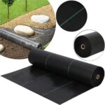 Folie agrotextil, mulcire, antiburuieni, filtru UV, 50 x 0.8metri, 70g/m2, negru Mob360 - imagine 4