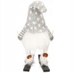 Figurina Craciun, Spiridus pe schiuri, inaltime 33cm Mob360 - imagine 4