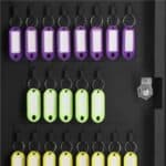 Cutie metalica din otel pentru 48 chei, echipata, 30x24x7.5cm, neagra Mob360 - imagine 3