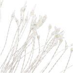 (DL) Instalatie lumina decorativa STAR cu 100 LED-uri, diametru 30cm, alimentare baterii, iluminare galbena Mob360 - imagine 3