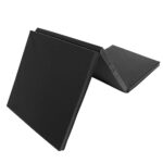 Saltea fitness groasa pentru antrenamente gimnastica, pliabila, PVC, 180x60x5cm, negru Mob360 - imagine 3