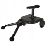 Platforma pentru carucior 55x33x36 cm, cu sezut pentru al doilea copil, montaj rapid, compatibilitate universala, neagra Mob360
