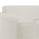 Canapea 3 locuri, piele ecologică bej, HOMKER - imagine 5