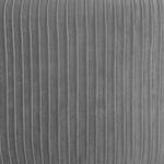 Taburet Atmosphera Solaro rotund cu baza aurie, 35x41 cm, gri Mob360 - imagine 3