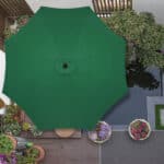 Umbrela terasa gradina, cu inclinare si husa, 300cm, Verde Mob360 - imagine 6