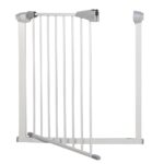 Poarta de siguranta Safety Gate pentru scari, ajustabila 76-85 cm, din otel, alba Mob360 - imagine 9