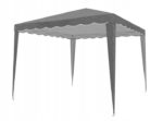 Cort pavilion de gradina pliabil automat pop-up, impermeabil, cu protectie UV, 300x300cm, gri Mob360 - imagine 4