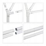 Cort pavilion de gradina, 300x300 cm, impermeabil cu rezistenta UV, verde Mob360 - imagine 4