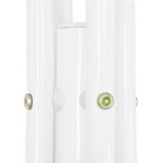 Cuier tip pom metalic , 12 agatatoare, 177cm, alb Mob360 - imagine 4