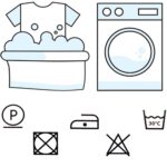 Set 4 huse universale pentru scaun, marime universala, poliester si spandex, 45 x 60 cm, negru alb Mob360 - imagine 3