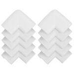 Set 10 protectii colturi pentru siguranta copii, 60x35mm, spuma EPE, gri Mob360