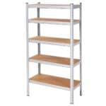 Raft cadru metalic modular pentru depozitare, 5 polite, 205x120x45cm, sarcina 1000kg Mob360 - imagine 4