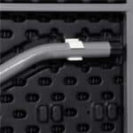 Masa dreptunghiulara pliabila multifunctionala, 180x75x75cm, neagra Mob360 - imagine 4